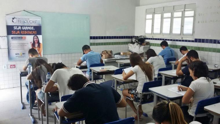 Alunos das cidade de Gurjão e São João do Cariri na Paraíba participam de simulado realizado pela Faculdade Rebouças