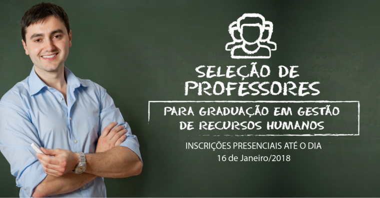 Seleção de professor para o curso de Gestão de Recursos Humanos da Faculdade Rebouças de Campina Grande
