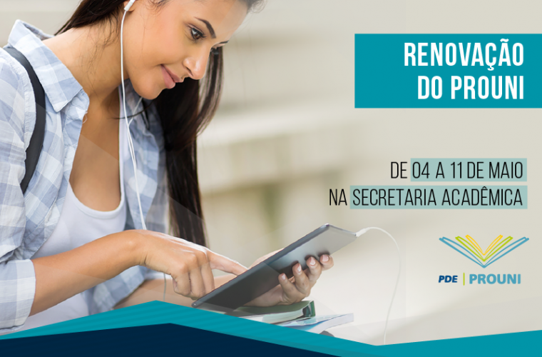 renovação de Prouni para alunos da Faculdade Rebouças