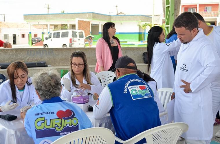 Ação Social em Gurjão - PB referente ao Outubro Rosa